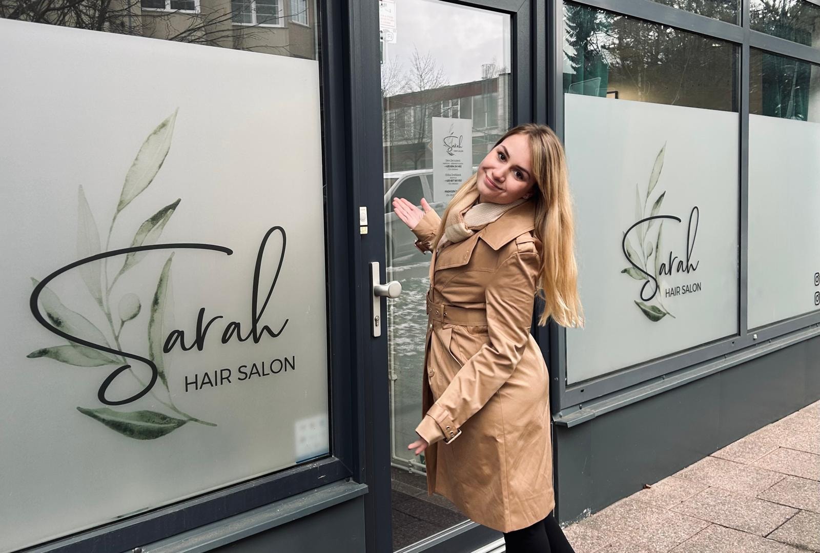 Patricie Hozáková — kadeřnice v Sarah Hair Salon v Liberci
